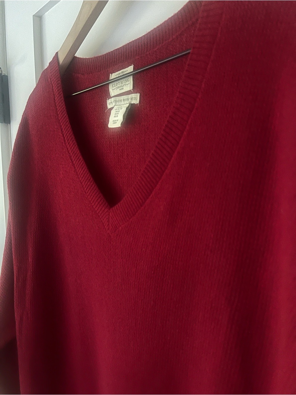 Telluride 100% Extra Fine Merino Wool Dolman V-Neck Lightweight Sweater